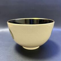 H11-6 茶道具 茶碗 【京焼　橋本喜泉造　色絵鴛鴦茶碗】サイズ:直径12.3cm、高さ7.6cm 共箱、化粧箱あり_画像4