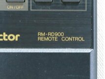 Victor RM-RD900 DAT用リモコン 赤外線発光確認済み 中古品_画像2