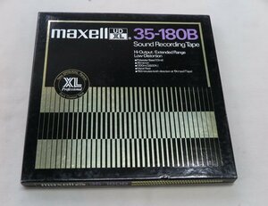 maxell 10号メタルリール 35-180B テープ付き 中古品