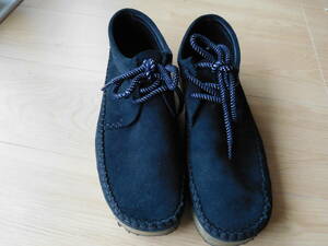 Clarks (クラークス) 261650817080 Weaver ウィーバー メンズ ブーツ Black Suede UK8-US9-約26.0cm