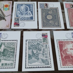 マキシマムカード マキシムカード MC 伝統的工芸品シリーズ切手 四季の花 郵便切手のあゆみシリーズ@664の画像3