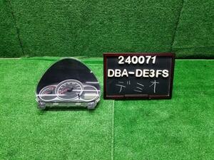 デミオ DBA-DE3FS デジタル　CVTスピードメーター D08C-55-471A 自社品番240071