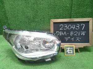 デイズ DBA-B21W 右ヘッドランプ ヘッドライト 26010-6A02F 自社品番230437