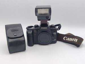 Canon キャノン EOS55 EYE CONTROL 一眼レフ フィルムカメラ ボディ / ストロボ付き SPEEDLITE 300EZ【5530】
