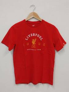 リバプールFC Tシャツ 赤 Liverpool FC LFC サイズS【2-766】