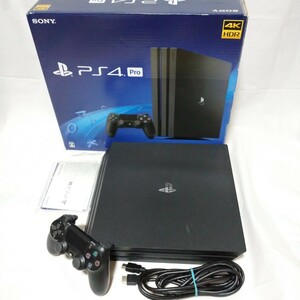 PS4 pro CUH-7200B 本体 1TB 内容物欠品あり(PlayStation4 プレステ4 ジェットブラック SONY ソニー PS4Pro) ゲームプレイ確認済み
