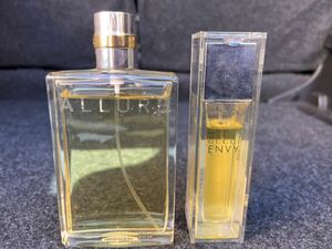 香水 シャネル CHANEL ALLURE アリュール オーデトワレ100ml グッチGUCCI ENVY エンヴィ オーデトワレ30ml セット