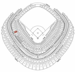 巨人-阪神 3/30 一階席　3塁側　B指定席　1枚　東京ドーム