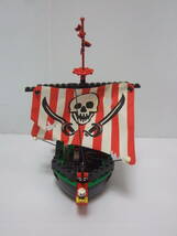 LEGO レゴ 6250 南海の勇者シリーズ レッドビエント号 海賊船　地図　ミニフィグ 船長　海賊_画像2