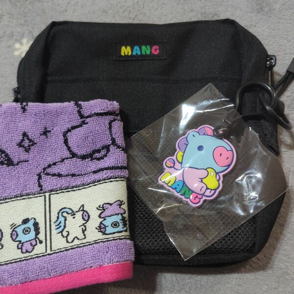 新品　セット　bt21 BT21 モバイルバッグ　ハンカチ　MANG　送料込み