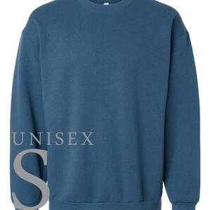 新商品　アメリカンアパレル　SEA BLUE　S　スウェット　トレーナー　男女兼用　ReFlex Fleece Crewneck Sweatshirt AmericanApparel