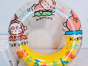 * Sanrio Osaru no Monkichi 80cm надувной круг воздух винил пустой bi винил способ судно ослабленное крепление .Inflatable Sanrio SwimRing PoolToys