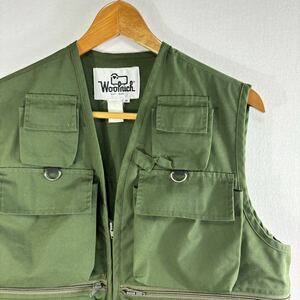 オールド【WOOLRICH】ヴィンテージ 80s ウールリッチ ベスト M アウトドア フィッシング ハンティング 古着 多機能 テック ゴープコア Y2K