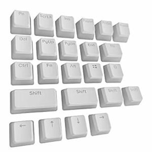 PBTプディングキーキャップ補足セット拡張パッケージ レイアウトキーボード 白 ホワイト
