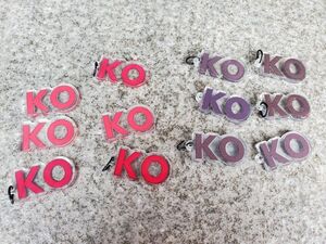 格闘 KO キーホルダー キーリング キーチェーン ブレイキングダウン