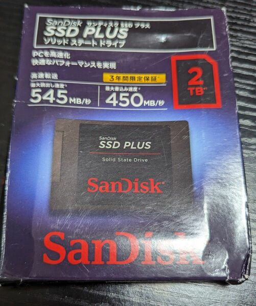 SanDisk　 SSD　SDSSDA-2T00-J26 2TB A47