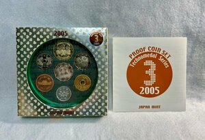 2005年　平成17年　テクノメダルシリーズ・プルーフ貨幣セット　年銘板図柄・酉　造幣局