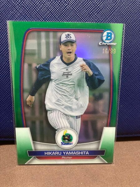 【美品】Topps Bowman NPB 2023 東京ヤクルトスワローズ 山下輝 99枚限定 緑 リフレクター