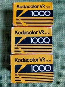 期限切れ kodak カラーフィルム asa1000 未使用 未開封