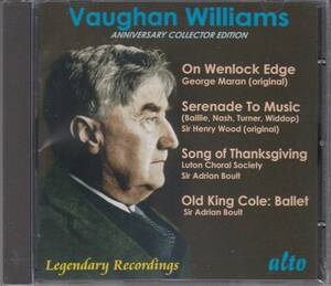 [CD/Alto]V.ウィリアムズ:歌曲集「ウェンロック・エッジにて」他/G.マラン(t)&I.ニュートン(p)&ロンドン弦楽四重奏団 1955