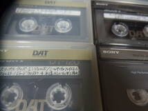ジャンク品　使用済みDATカセットテープ　SONY120分21巻、DENON120分２巻、Maxell90分1巻　全24巻セット_画像9
