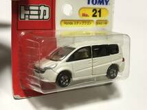 トミカ TOMICA ホンダ ステップワゴン ホワイト　HONDA STEPWAGON WGN NO.21 中国製 タカラトミー　2006 _画像3