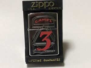 未使用 ケース付き ZIPPO ジッポー キャメル グラフィック CAMEL NO.3 1996年製 アメリカ USA オイルライター MADE IN USA