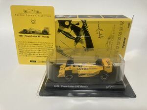 ＜1/64 アイルトン セナ コレクション＞ 1987 Team Lotus 99T Honda