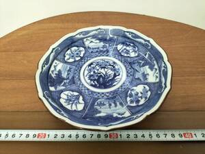 コレクション　昭和　レトロ　アンティーク　料理皿　陶器　柄物　飾り　中皿　