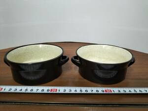 コレクション　昭和　レトロ　アンティーク　料理皿　スープ皿　陶器　ミカサ　2個　まとめて