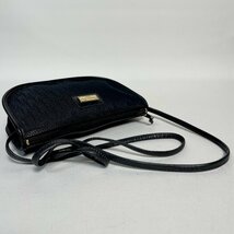 2402-140-3｜美品｜ChristianDior クリスチャンディオール ショルダーバッグ キャンバス レザー ブラック トロッター_画像7