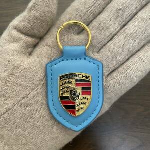 Porsche Crest Keychain Blue Porsche Porsche Design