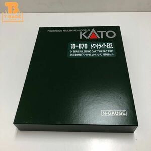 1円〜 KATO Nゲージ 10-870 24系寝台特急「トワイライトエクスプレス」 4両増結セット