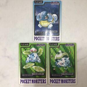 1円〜 バンダイ ポケモンカードダス ピカチュウ、カメックス、フシギバナ、カメール、ゼニガメ、フシギダネ、フシギソウの画像6