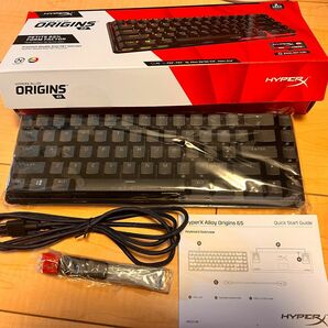 【ほぼ未使用】HyperX Alloy Origins 65 メカニカルゲーミングキーボード