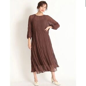【MilaOwen】美品 / ワッシャープリーツマキシワンピース