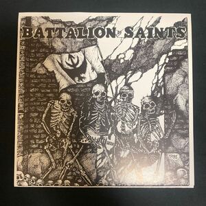 BATTALION OF SAINTS BS-001 インサート付き EP盤 レコード