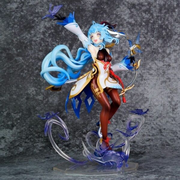 【新品】原神 甘雨 循々引蝶Ver. 1/7 完成品 スケール フィギュア PVC 人気希少品 