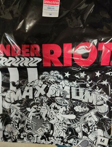 マキシマムザホルモン 地下暴動TシャツUSA-BLACK ver