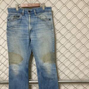 80s Levi's 517-0215 リーバイス 83年製 USA製 オレンジタブ デニムパンツ ジーンズ ブーツカット 33×30