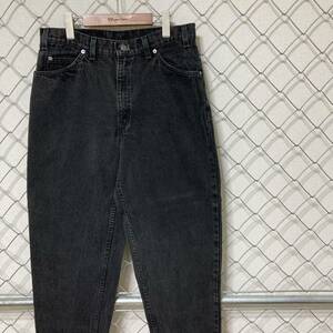 90s Levi's 560 リーバイス USA製 95年製 ルーズフィット テーパード ブラックデニムパンツ ジーンズ 33x34