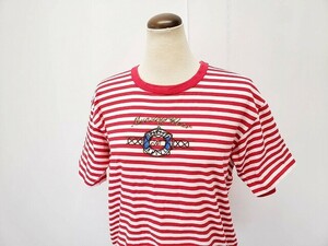 レディース　古着　MUNSINGWEAR　半袖　Tシャツ ボーダー　マリン　マンシングウェア　DQ-23ZZZ 20240321