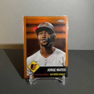 【世界で25枚！】 Topps 野球カード MLB Jorge mateo 2022年度 18/25