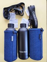 非売品 カルバンクライン(Calvin Klein) デニムカバー付きボトル２本セット_画像2