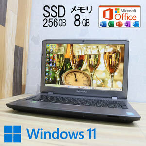 ★中古PC 高性能4世代i5！新品SSD256GB メモリ8GB★IN7I-13X7000 Core i5-4200M グラボ搭載 Webカメラ Win11 MS Office ノートPC★P65094