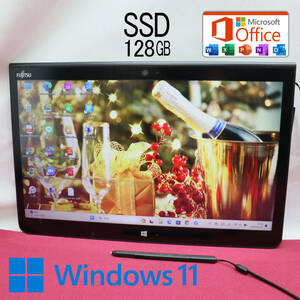 ★中古PC 高性能6世代i5！SSD128GB★Q736/P Core i5-6300U Webカメラ Win11 MS Office 中古品 ノートPC★P66625