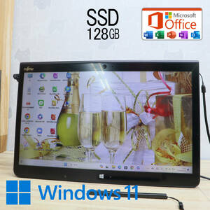 ★中古PC 高性能6世代i5！SSD128GB★Q736/P Core i5-6300U Webカメラ Win11 MS Office 中古品 ノートPC★P66932