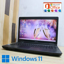 ★中古PC 高性能2世代i5！250GB★B651/C Core i5-2520M Win11 MS Office 中古品 ノートPC★P67888_画像1