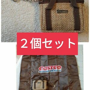 特売♪大人気♪可愛い♪コストコサスティナブル ジュートエコバッグ２０ｌ×２個 