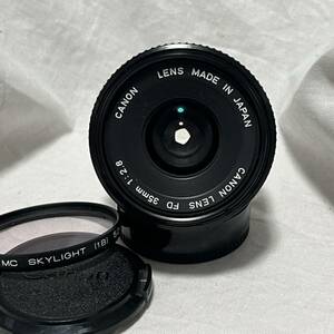 Canon New FD 35mm F2.8 単焦点 広角レンズ FDマウント